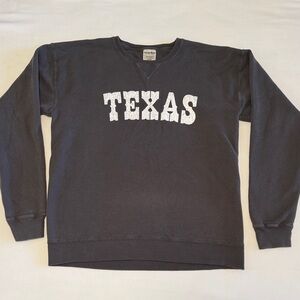 Charlie Southern TEXAS sweatshirt. Gray w/white lettering. Nice and soft!